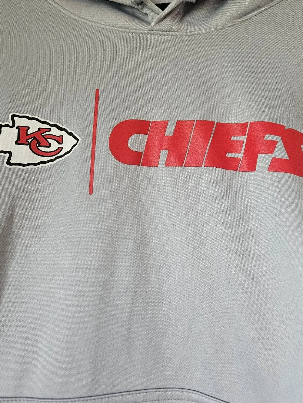 Kansas City Chiefs Hoodie  Mens size Large NFL TEAM APPAREL Combine Authentic